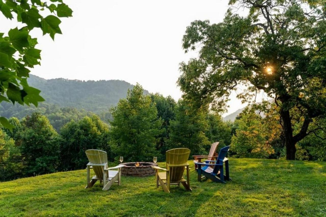 Log Cabin Stunning Mountain Views On 12 Acres Candler Exterior foto