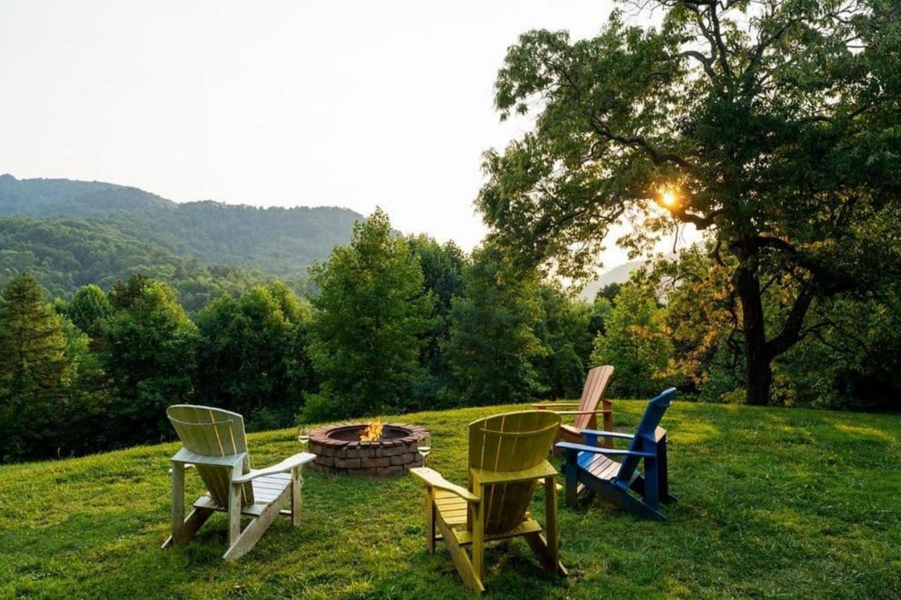 Log Cabin Stunning Mountain Views On 12 Acres Candler Exterior foto